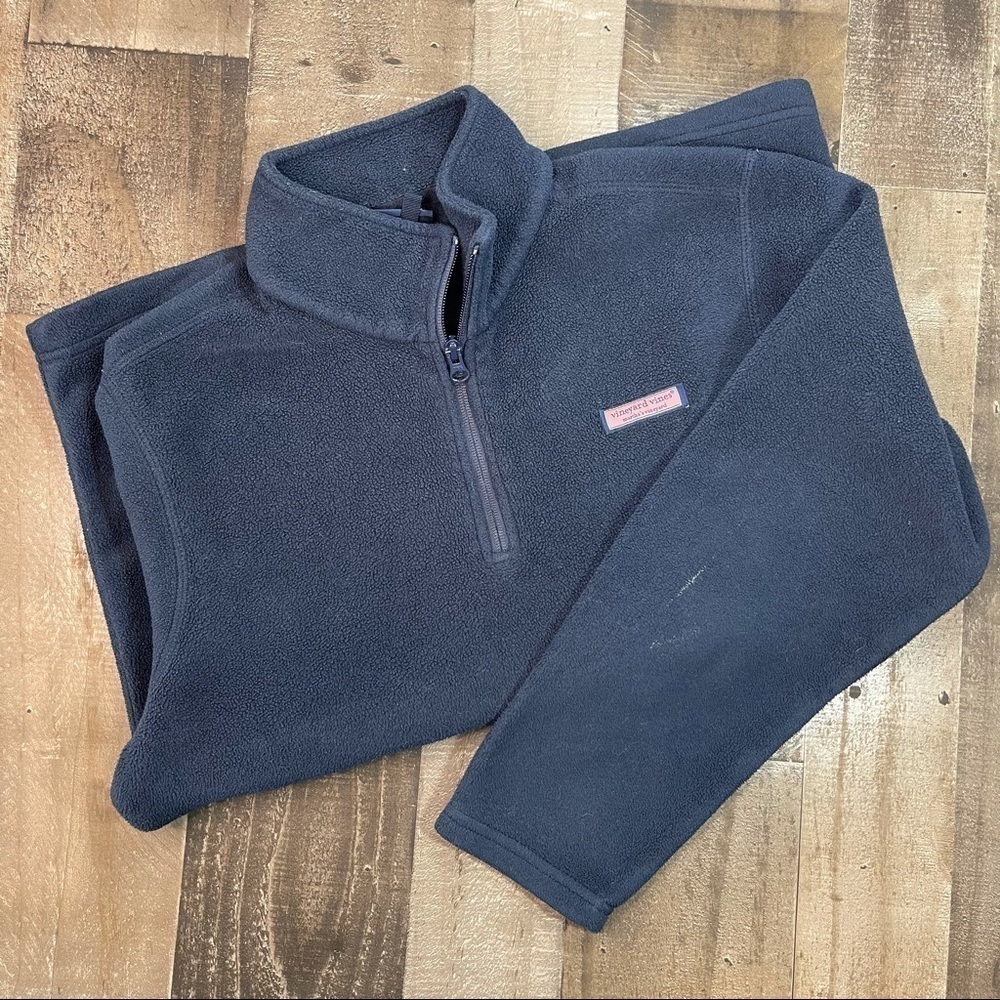 Vineyard Vines 1/4 Zip Fleece Size Large 16-18